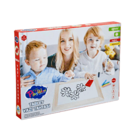 Çocuk ONY-391 Ahşap Tablet Yazı Tahtası -Onyıl