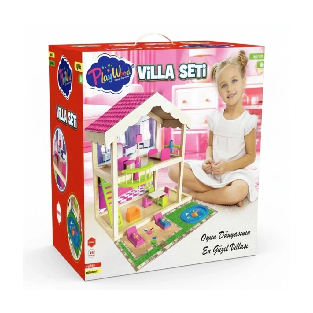 ONY-414 KUTUDA AHŞAP VİLLA SETİ - Görsel 2