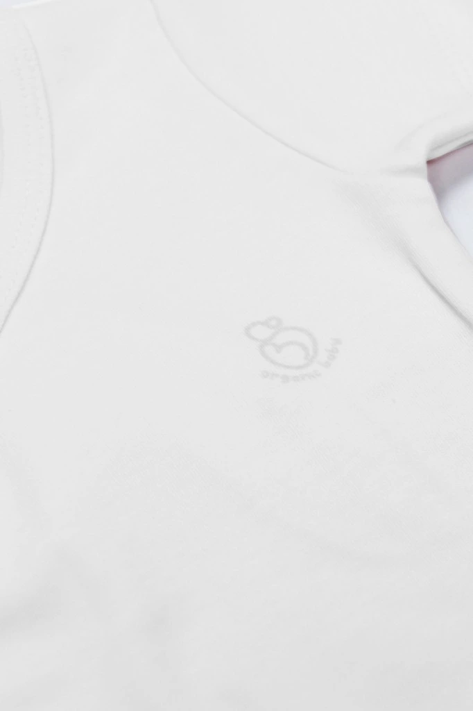 Organik Natural Basic Style Kruvaze Uzun Kol Body BS17102 Beyaz - Görsel 3