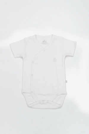 Organik Natural Basic Style Kruvaze Yarım Kol Body BS17101 Beyaz