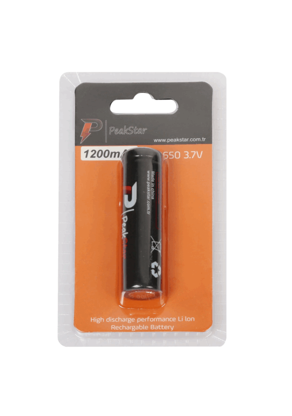 Orjinal 3.7 V 1200 Mah Şarj Edilebilir 18650 Turbo Model Li-ion Şarjlı Pil - Görsel 2