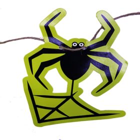 Örümcek Şekilli Asmalı Halloween Flama Banner Afiş 2 Metre (K0)