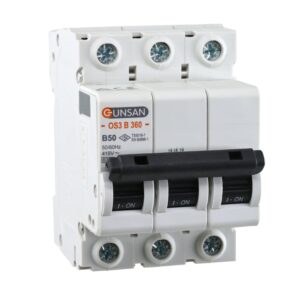 Günsan Valta Otomatik Sigorta 3P 6kA B Tip 50A Üç Kutuplu
