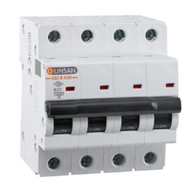 Günsan Valta Otomatik Sigorta 10kA B Tip 4P 20A