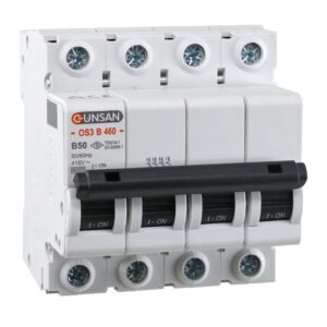 Günsan Valta Otomatik Sigorta 4P 6kA B Tip 50A Dört Kutuplu
