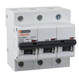 Günsan Valta Otomatik Sigorta 3P 10kA C Tip 125A Üç Kutuplu