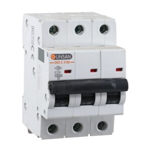 Günsan Valta Otomatik Sigorta 10kA C Tip 3P 25A