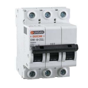 Günsan Valta Otomatik Sigorta 3P 6kA C Tip 50A Üç Kutuplu