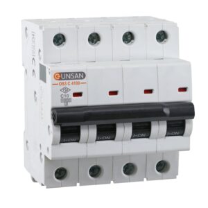 Günsan Valta Otomatik Sigorta 10kA C Tip 4P 10A