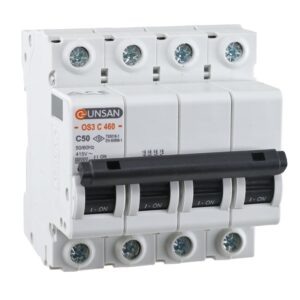 Günsan Valta Otomatik Sigorta 4P 6kA C Tip 50A Dört Kutuplu