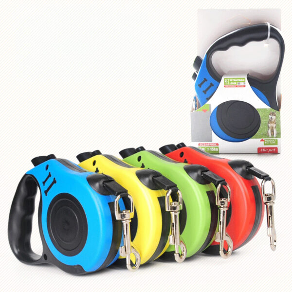 Otomatik  Makaralı Kedi Tasması / Köpek Tasması 3 Metre - 15 KG (K0) - Görsel 2