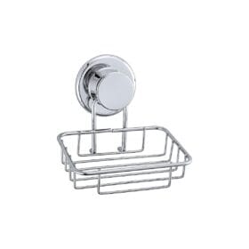 Oval Katı Sabunluk Yapışkanlı Vantuzlu Köşeli Pirinç Sabunluk (K0)