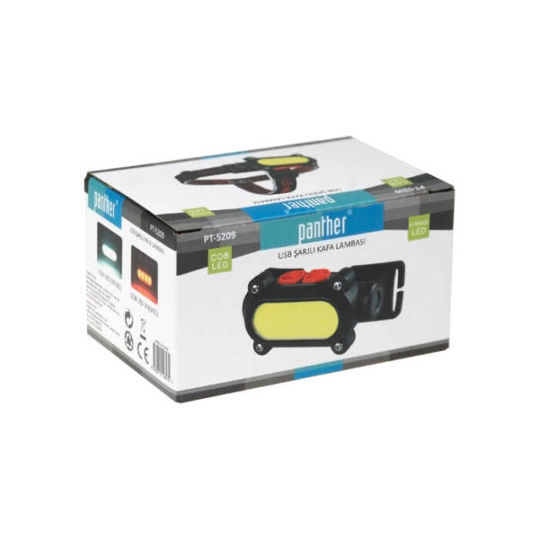 PT-5209 USB ŞARJLI KAFA LAMBASI (K0) - Görsel 4