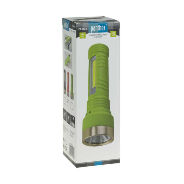 PT-6312 USB ŞARJLI EL FENERİ (K0) - Görsel 4