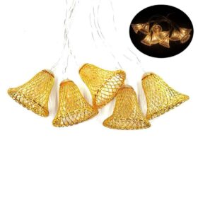 Parti ve Özel Gün Dekorasyonu Çan Şeklinde Metal Şerit Led Işık (K0)