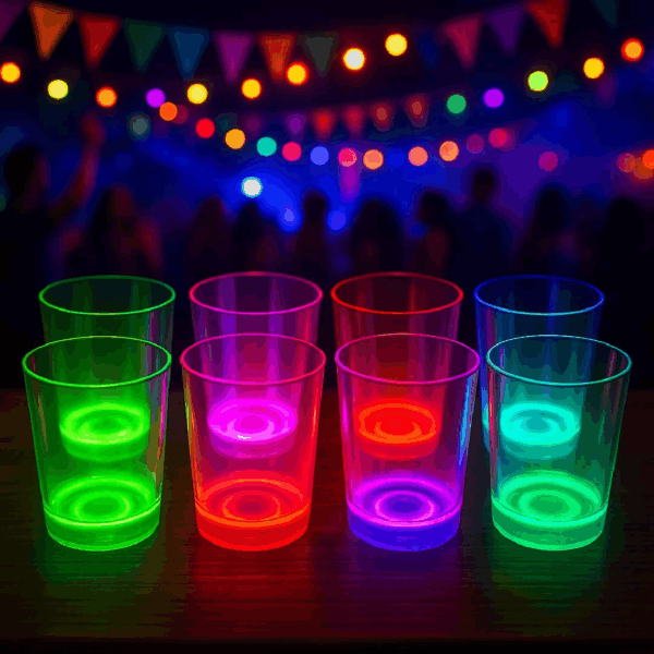 Partyglow Neon Sarı Bardak 8.5 X 10.5 Cm - Görsel 2