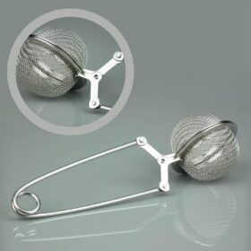 Paslanmaz Metal Pratik Kolay Bitki Çayı Demleme Süzgeci Aparatı (K0)