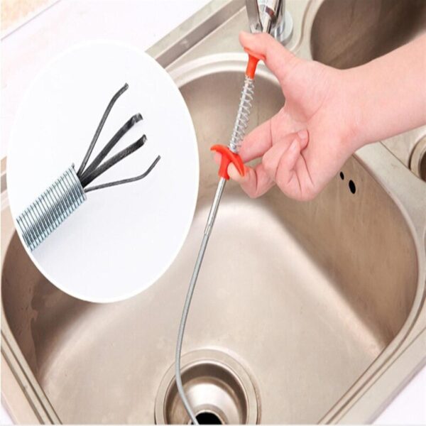 Paslanmaz Çelik Esnek Lavabo Tıkanıklığı Açıcı Tıkanıklık Giderici (K0)