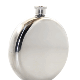 Paslanmaz Çelik Yuvarlak 8 Oz Tekli Matara Alk2677
