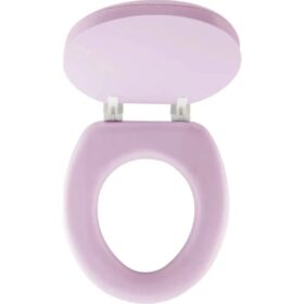 PEMBE YUMUŞAK KLOZET KAPAK BÜYÜK PUF 42x41 cm (K0)