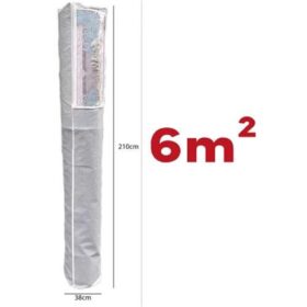 Pencereli Halı Hurcu Toz geçirmez Sağlam Dayanıklı Hurç Organizer 6m² (K0)