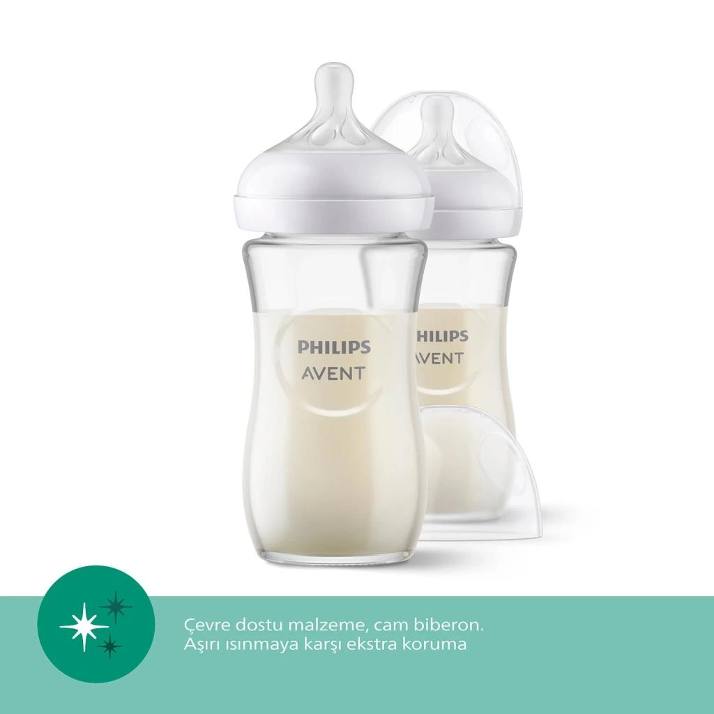 Çocuk Philips Avent Doğal Tepkili Natural Response Cam Biberon 120 ml 0+ Ay - Görsel 3