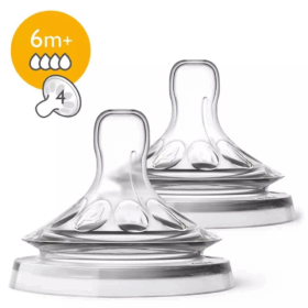 Philips Avent Natural Biberon Emziği 4 Delik 6+ Ay 2li