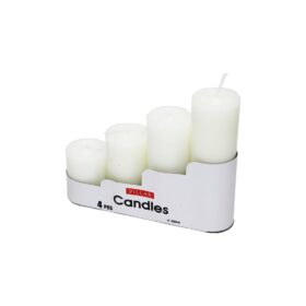 PILLAR CANDLES 4 BOY BEYAZ SİLİNDİR MUM (K0)