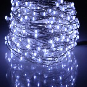 Pilli 5 metre Dekoratif Peri Led Beyaz Aydınlatma Süsleme Lambası (K0)