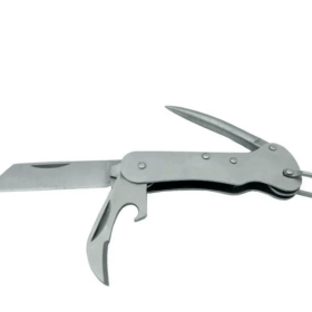 Pk 153 Gümüş Gemici Çakı 9,5 Cm - Metal Sap, Manuel