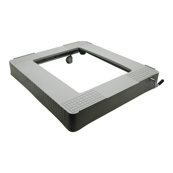 PLASTİK GRİ ÇEKSÜR MAKİNE AYAK (K0) - Görsel 2