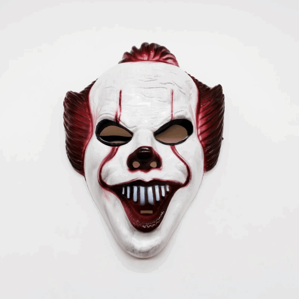 Plastik Joker Maskesi Killer Palyaço Maskesi - Görsel 3