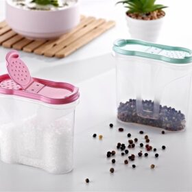 Plastik Kapaklı Majör Baharatlık Baharat Saklama Kutusu Kabı (K0)