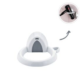 PLASTİK SAÇ KURUTUCU - FÖN MAKİNE ASKISI YAPIŞKANLI - DUVARA MONTE (K0)