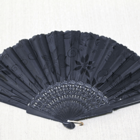 Plastik Siyah Yelpaze Alk3569
