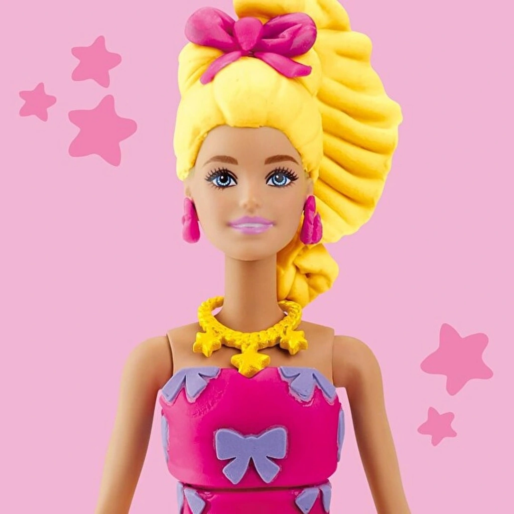 Play-Doh Barbie Fırfırlar ve Fiyonklar Seti - Görsel 3