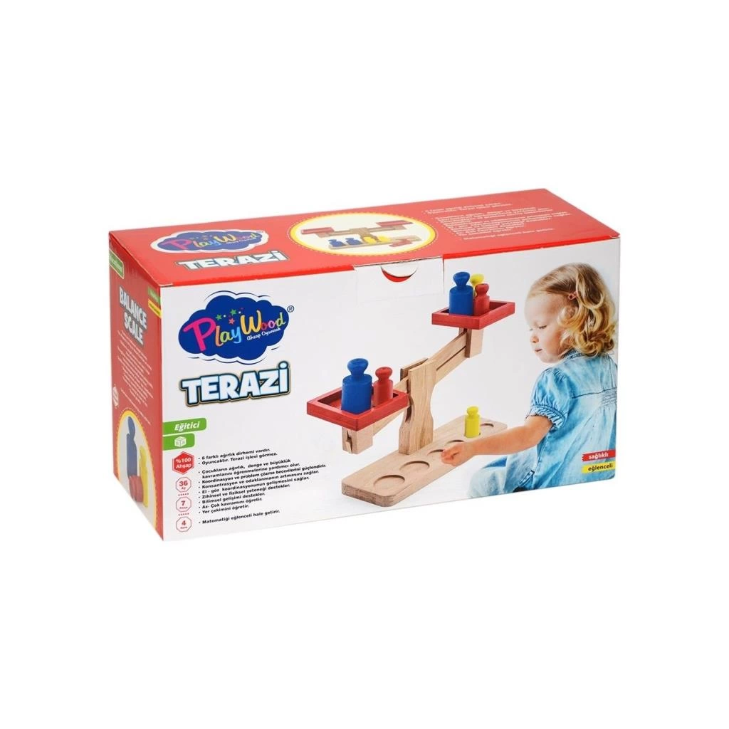 Play Wood Ahşap Kutulu Terazi 313 - Görsel 3