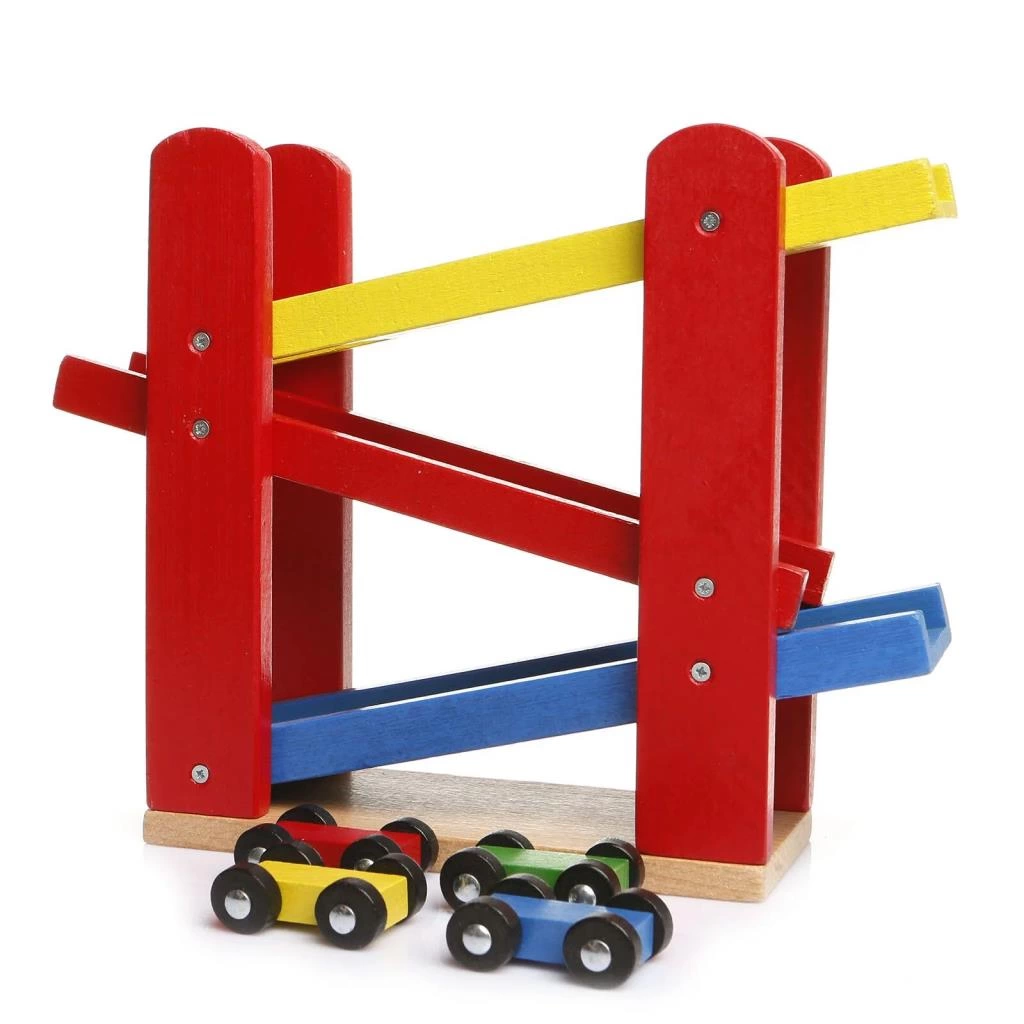 Play Wood Ahşap Otopark 5 Araba İlaveli 382 - Görsel 4