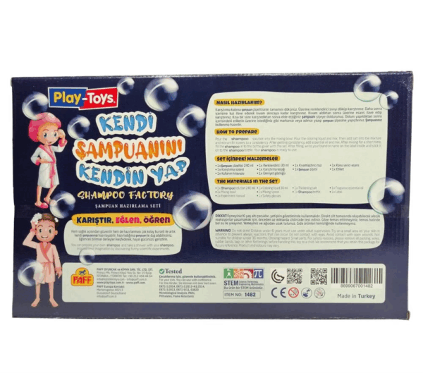 Çocuk PlayToys Kendi Şampuanını Kendin Yap