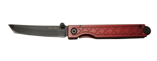 Pocket Samurai 7425 Rd Kırmızı Kamp / Outdoor Çakı 18cm - Manuel, Kemerlikli, Kutulu