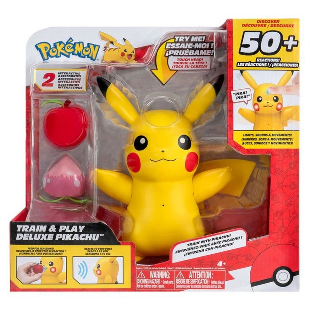 Pokemon Pikachu Elektronik Deluxe Figür - Görsel 4