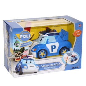 POLI/83080 Robocar Poli Sesli ve Işıklı Kumandalı Takipli Poli Araç