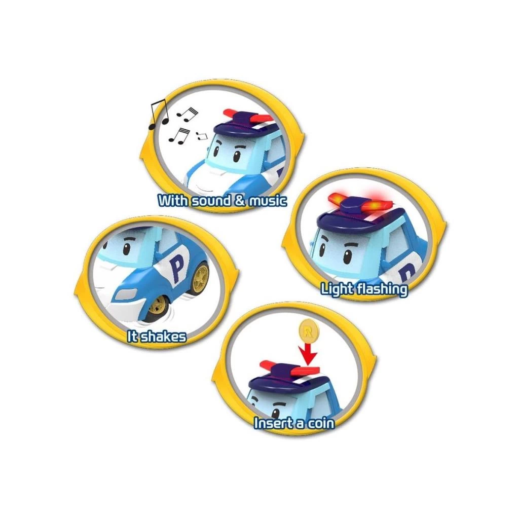 POLI/83323 Robocar Poli Sesli ve Işıklı Araç Kumbara - Görsel 3