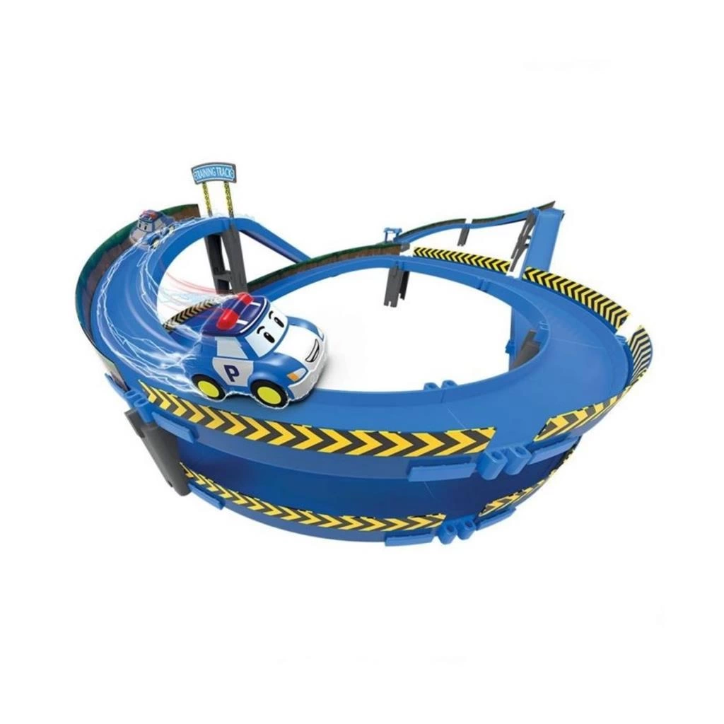 POLI/83385 Robocar Poli Fırlatıcılı ve Virajlı Yol Seti - Görsel 2