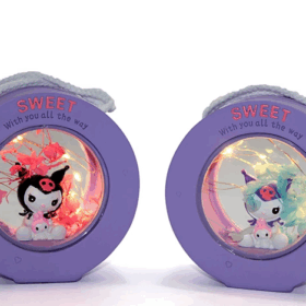 Polyester Kuromi Masa Üstü Lamba Alk1618
