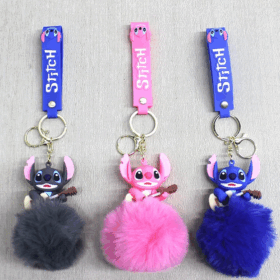Ponponlu Stitch Anahtarlık Alk4245