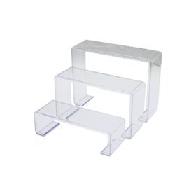 POŞETLİ 3 BOY MERDİVEN TEŞHİR AYAK YÜKSEKLİK: 6-11.5-16.5CM DERiNLİK: 6.5CM EN: 19.5-20.5-21.5CM (K0)