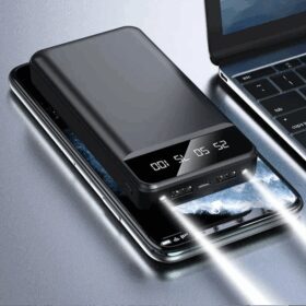 Power Bank 30000 mAh harici pil, taşınabilir şarj cihazı (K0)