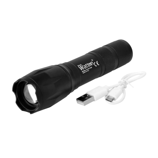 Powerbank Özellikli Uzun Menzilli El Feneri  Wt-039 - Görsel 5
