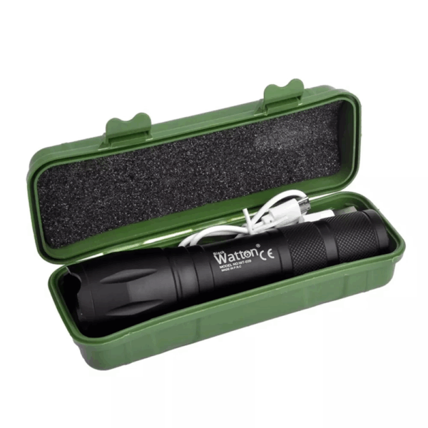 Powerbank Özellikli Uzun Menzilli El Feneri  Wt-039 - Görsel 7